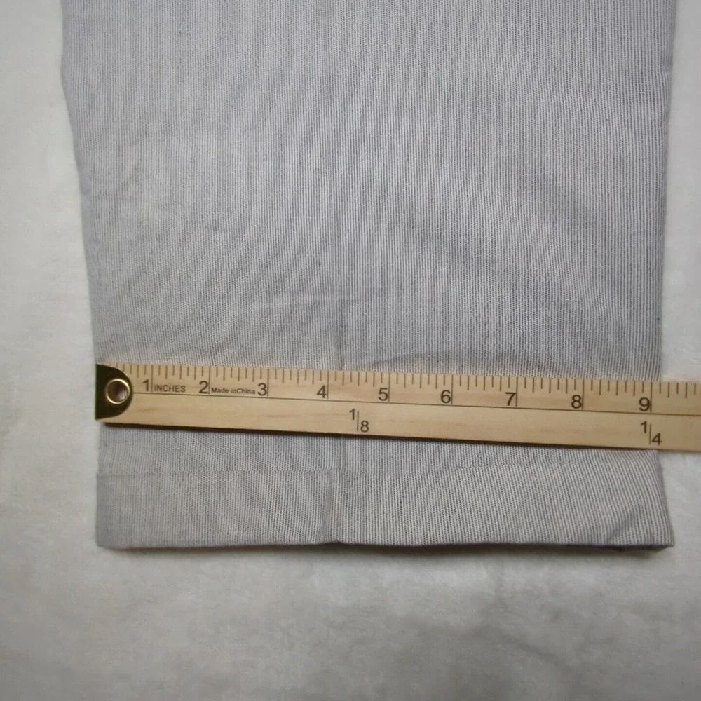 Vintage Corbin‎ Ltd. Men's Gray Pleated Pin Striped Pants Cuffed USA 40 x 31
